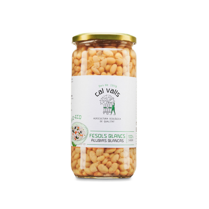 Alubia Blanca Cocida Bio 660 Gr (Cal Valls)