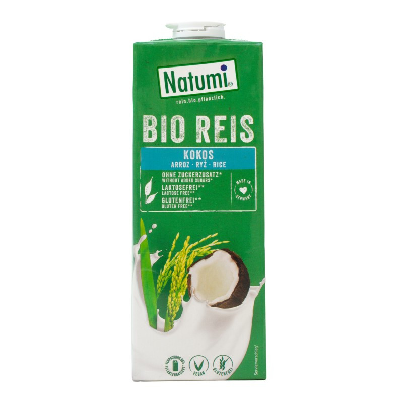 Bebida de Arroz y Coco sin Gluten 1 L (Natumi)