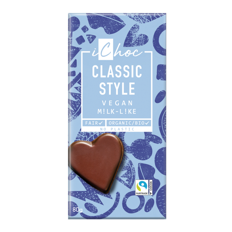 Chocolate Vegano Clásico 80 Gr (iChoc)