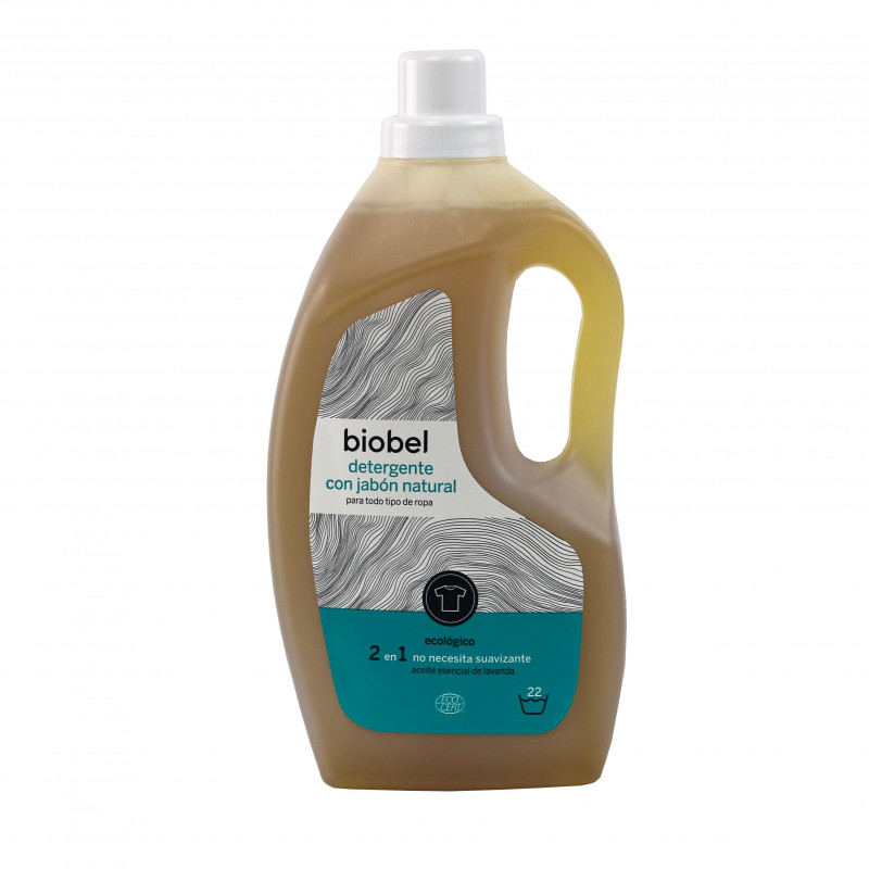 Detergente Liquido Lavadora de Lavanda 1,5 L (Biobel)