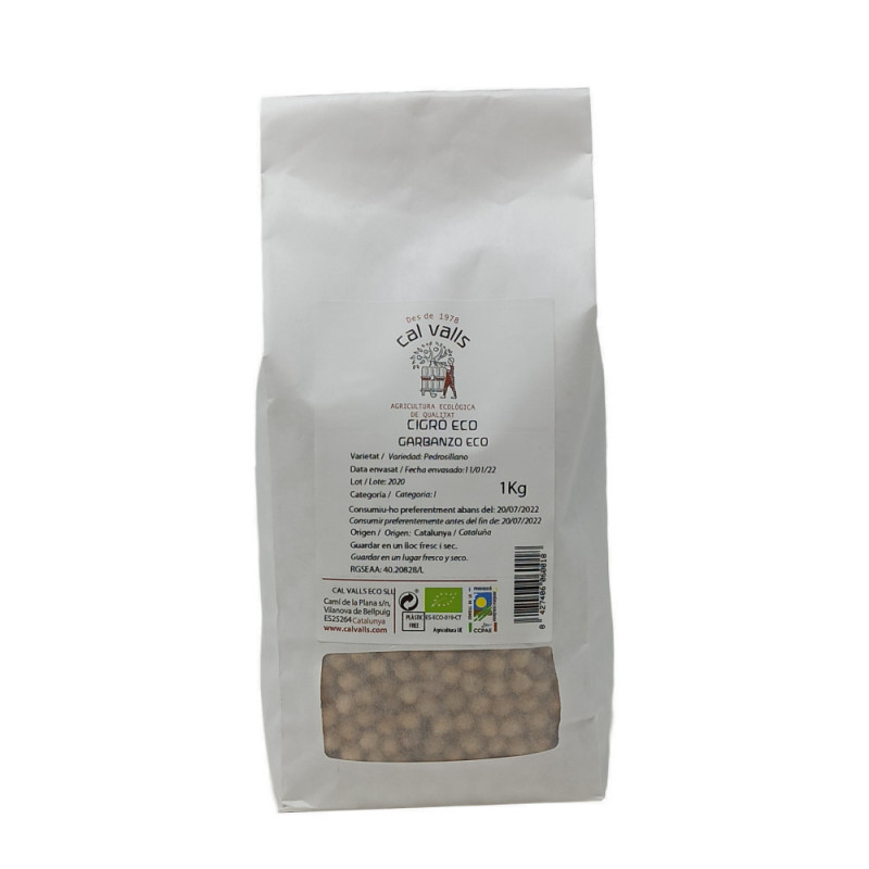 Garbanzo Pedrosillano Nacional, 1 Kg (Cal Valls)