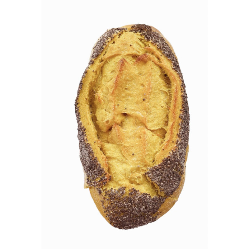 Pan Oval de Espelta, Cúrcuma y Chía 500 Gr (Ecohorno)