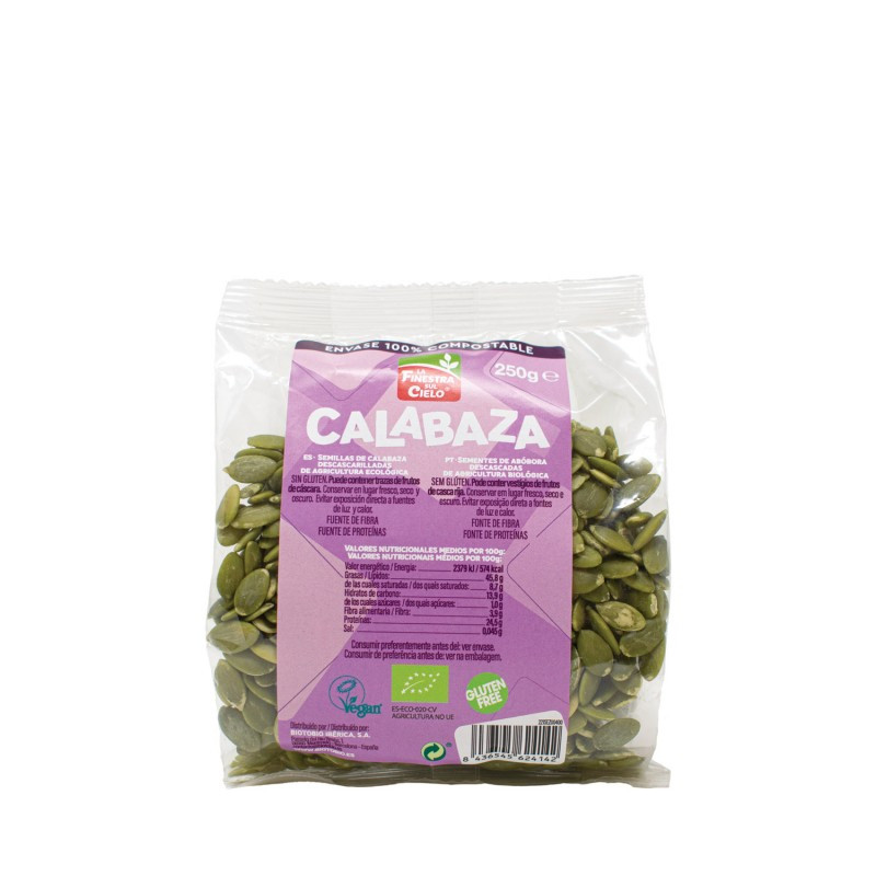 Semillas de Calabaza Peladas 250 Gr (La Finestra Sul Cielo)