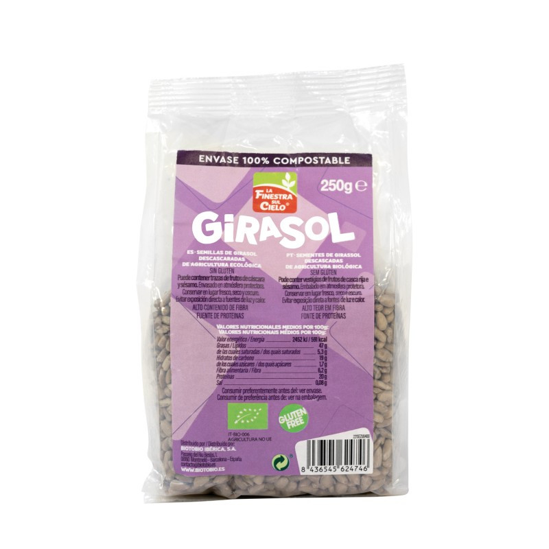 Semillas de Girasol Pelado 250 Gr (La Finestra Sul Cielo)