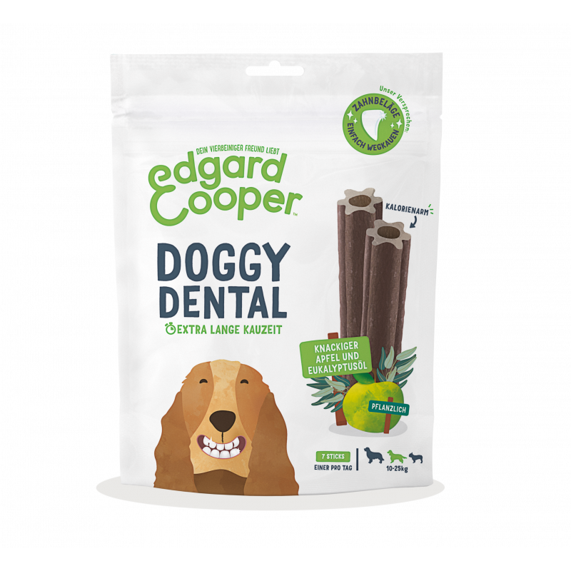 Stick Dental Perro Mediano de Manzana y Eucalipto 175 Gr (Edgar & Cooper)